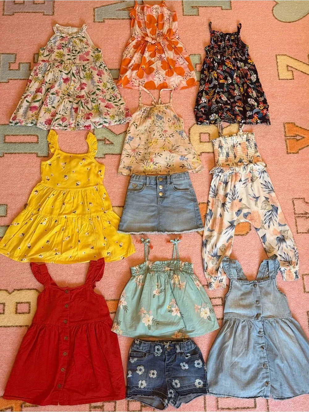 Toddler Girls Clothes Lot Size 2T Dresses Outfits Old Navy H&M Cat & Jack 11pc